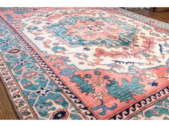 Charlton Home® Pondsdale Oriental Handmade Hand-Knotted Rectangle