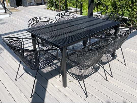 Outdoor Dining Set With Six Chairs And A Kettler Dining Table