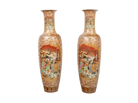 Antique Japanese Meiji Four-Sided Satsuma Vases Available For Immediate  Sale At Sotheby's