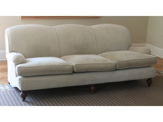 Cream Velvet Sofa From The Pembrook Chair Company North