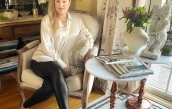 Leah Kroeber in her beautiful country French decor home  | BRG